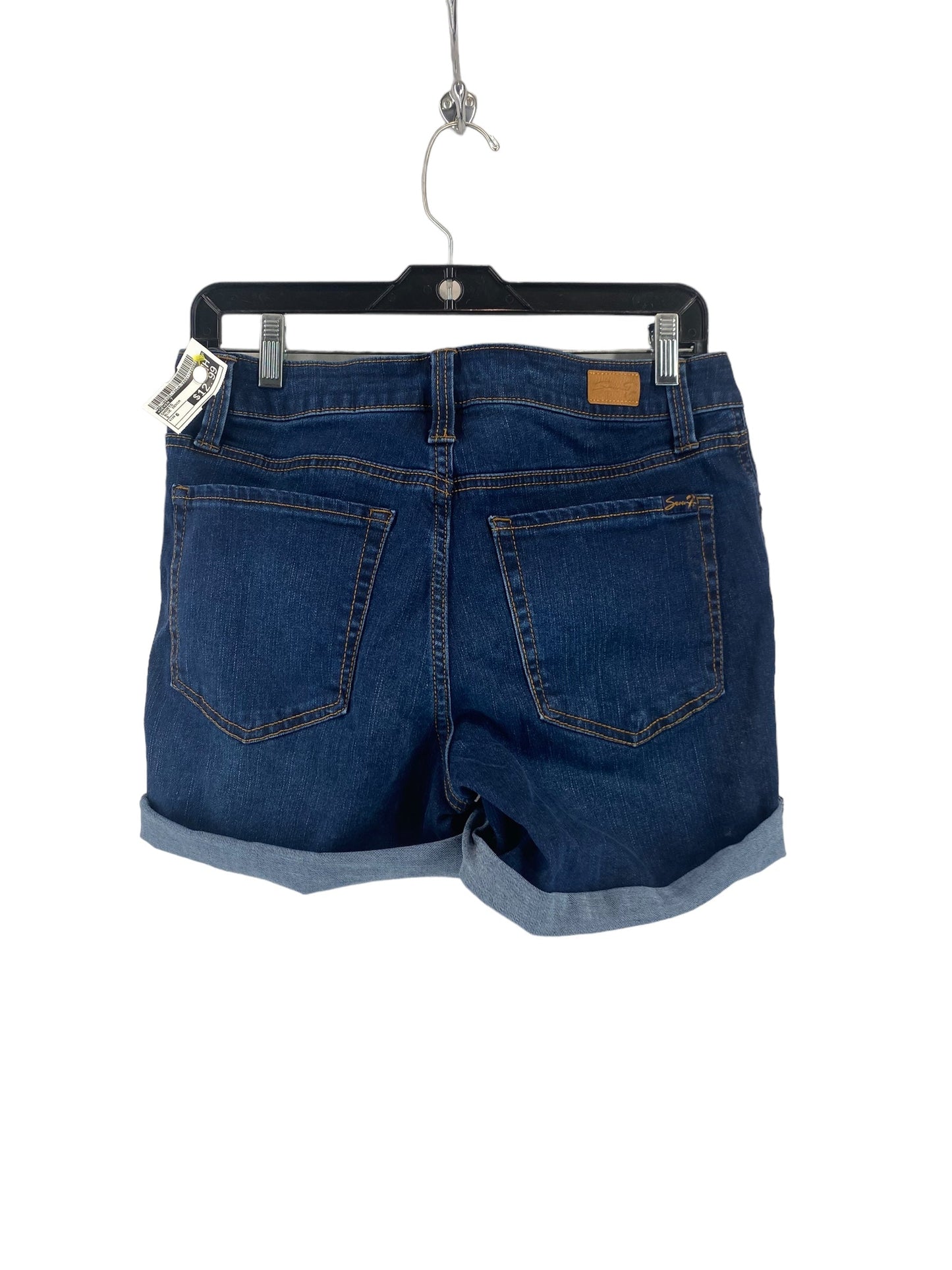 Blue Denim Shorts Seven 7, Size 6