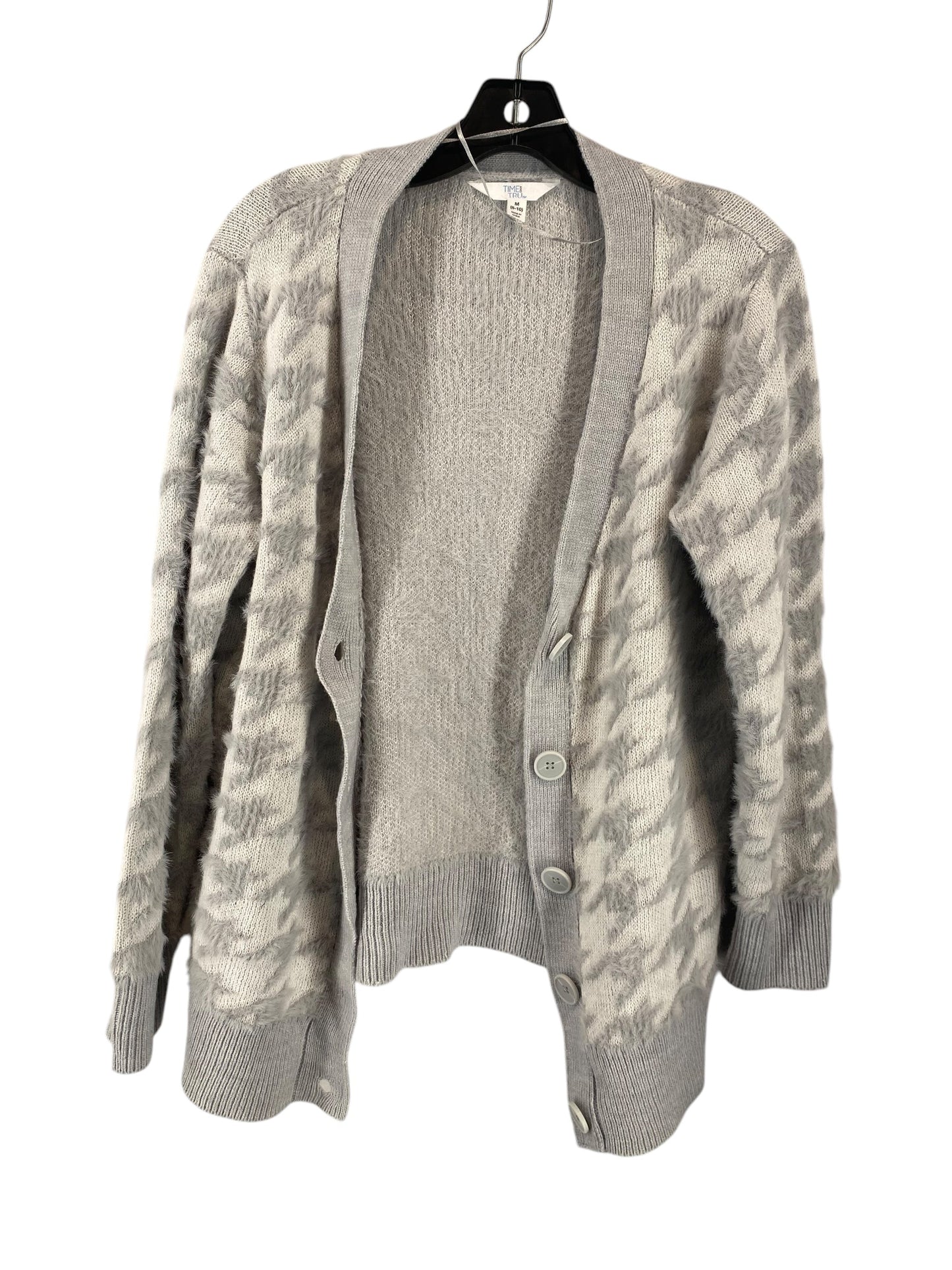 Cardigan By Time And Tru In Grey, Size: M