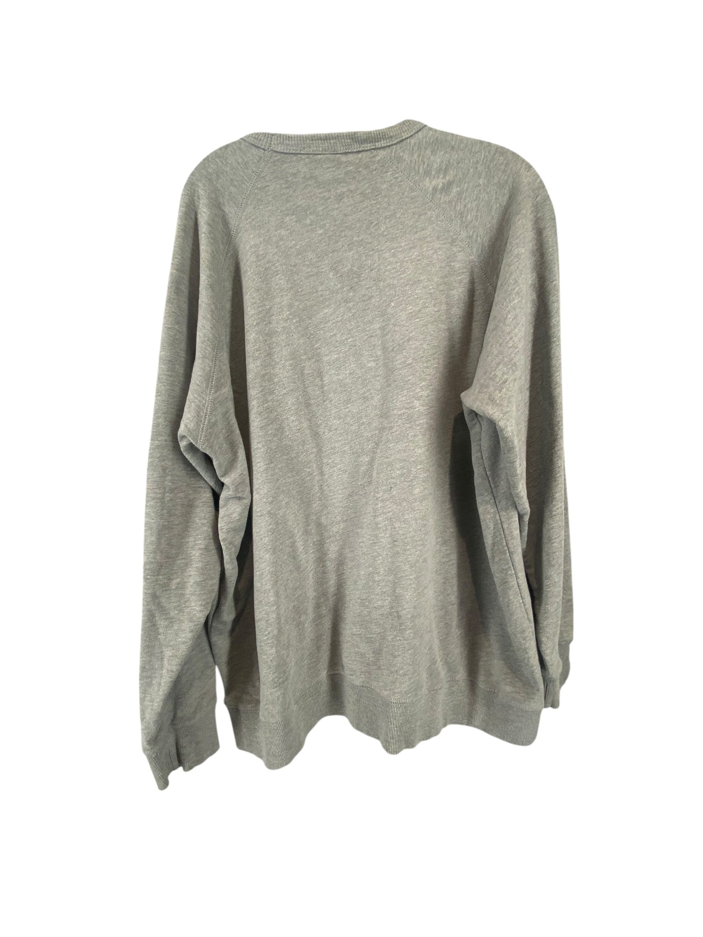 Sweatshirt Collar By Clothes Mentor In Grey, Size: Xxl