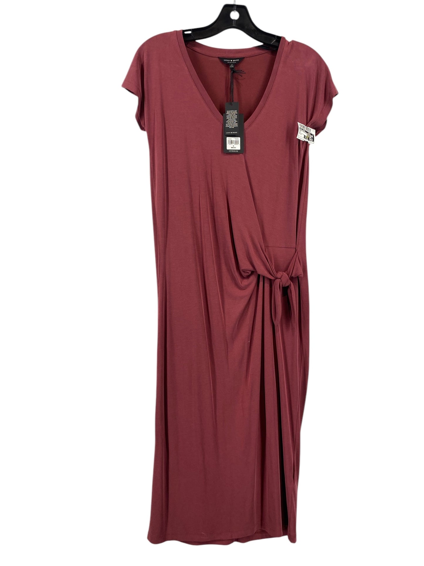 Dress Casual Maxi By Lucky Brand In Red, Size: S