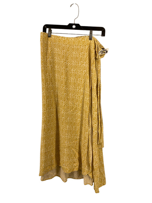 Skirt Midi By Maurices In Yellow, Size: L