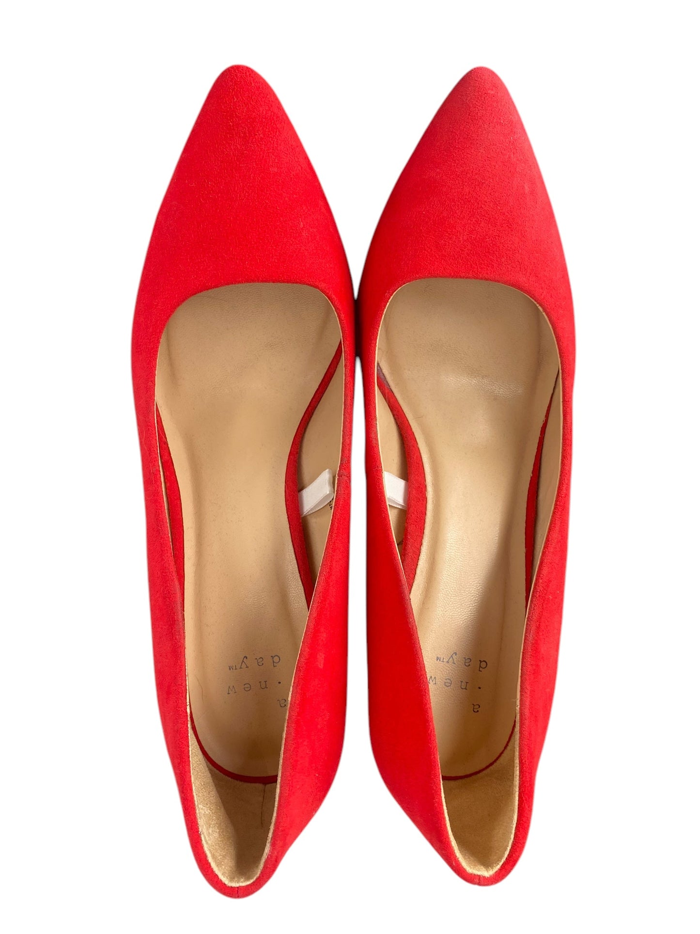 Shoes Heels Stiletto By A New Day In Red, Size: 7