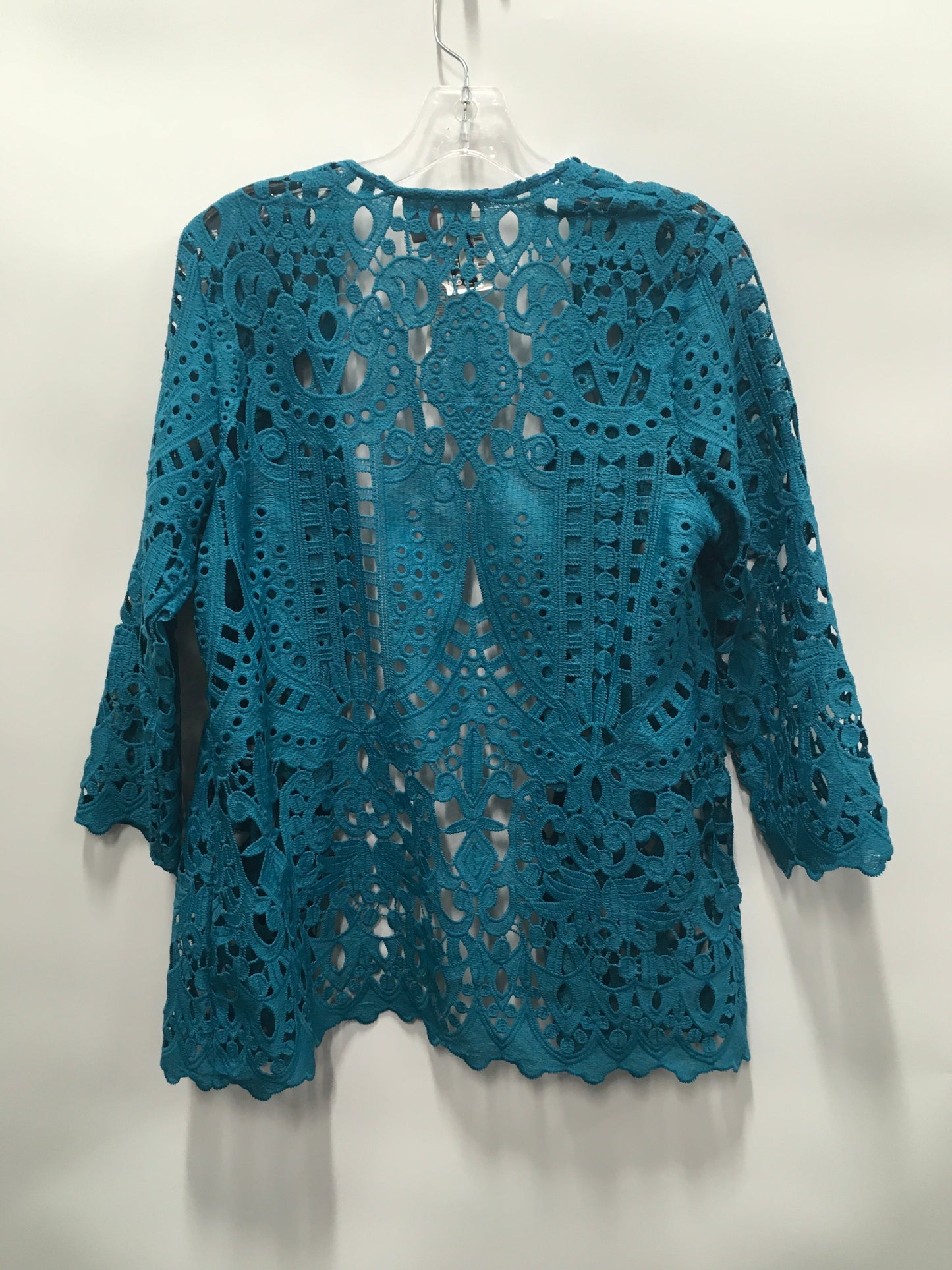 Blue Cardigan Chicos, Size 4