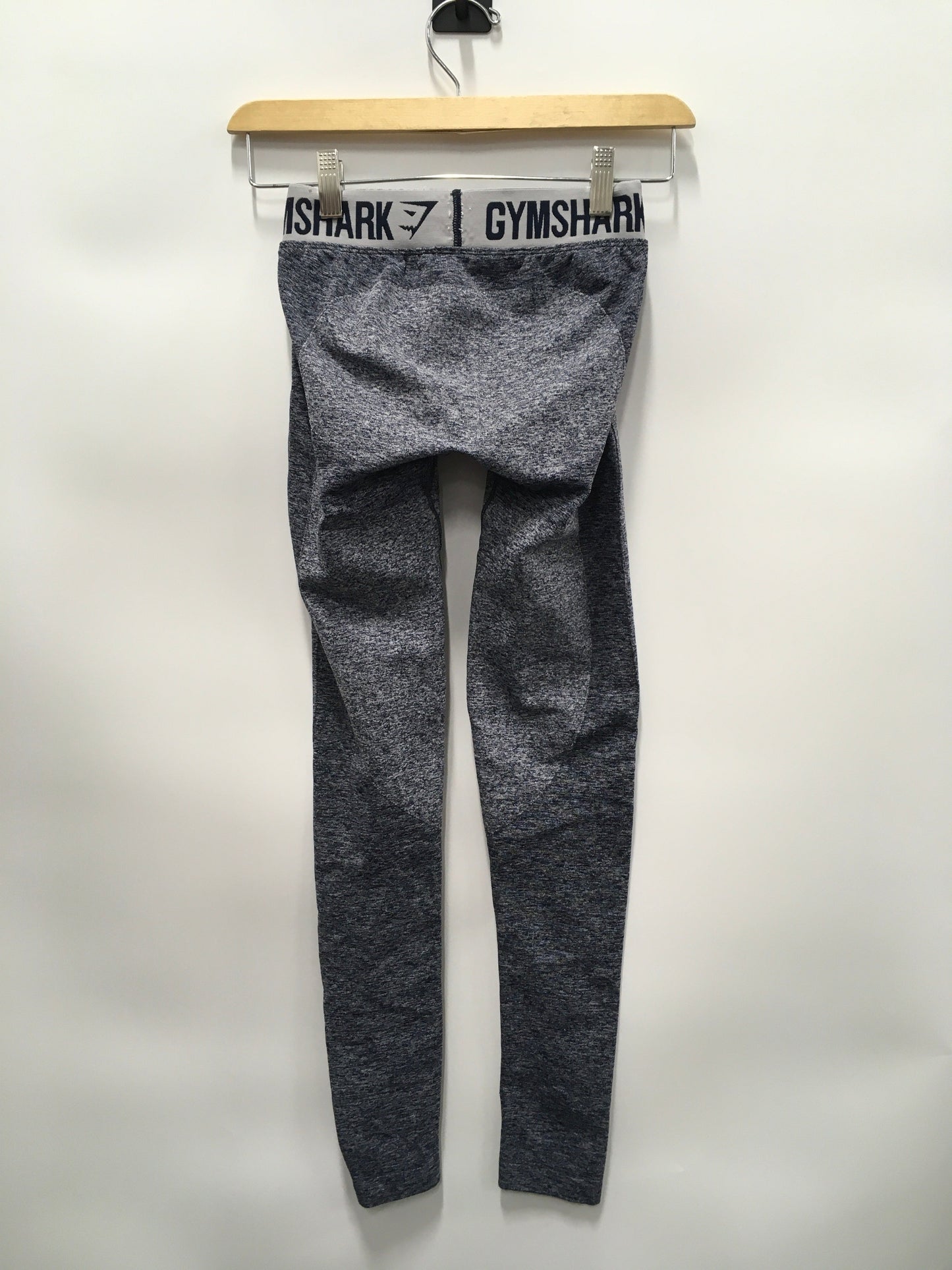 Navy Athletic Leggings Gym Shark, Size Xs