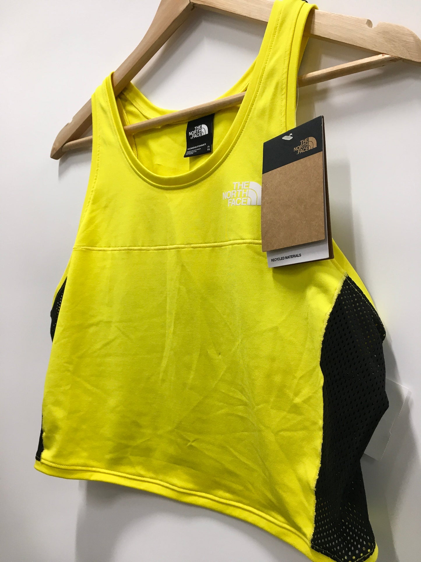 Athletic Tank Top By North Face In Yellow, Size: Xl