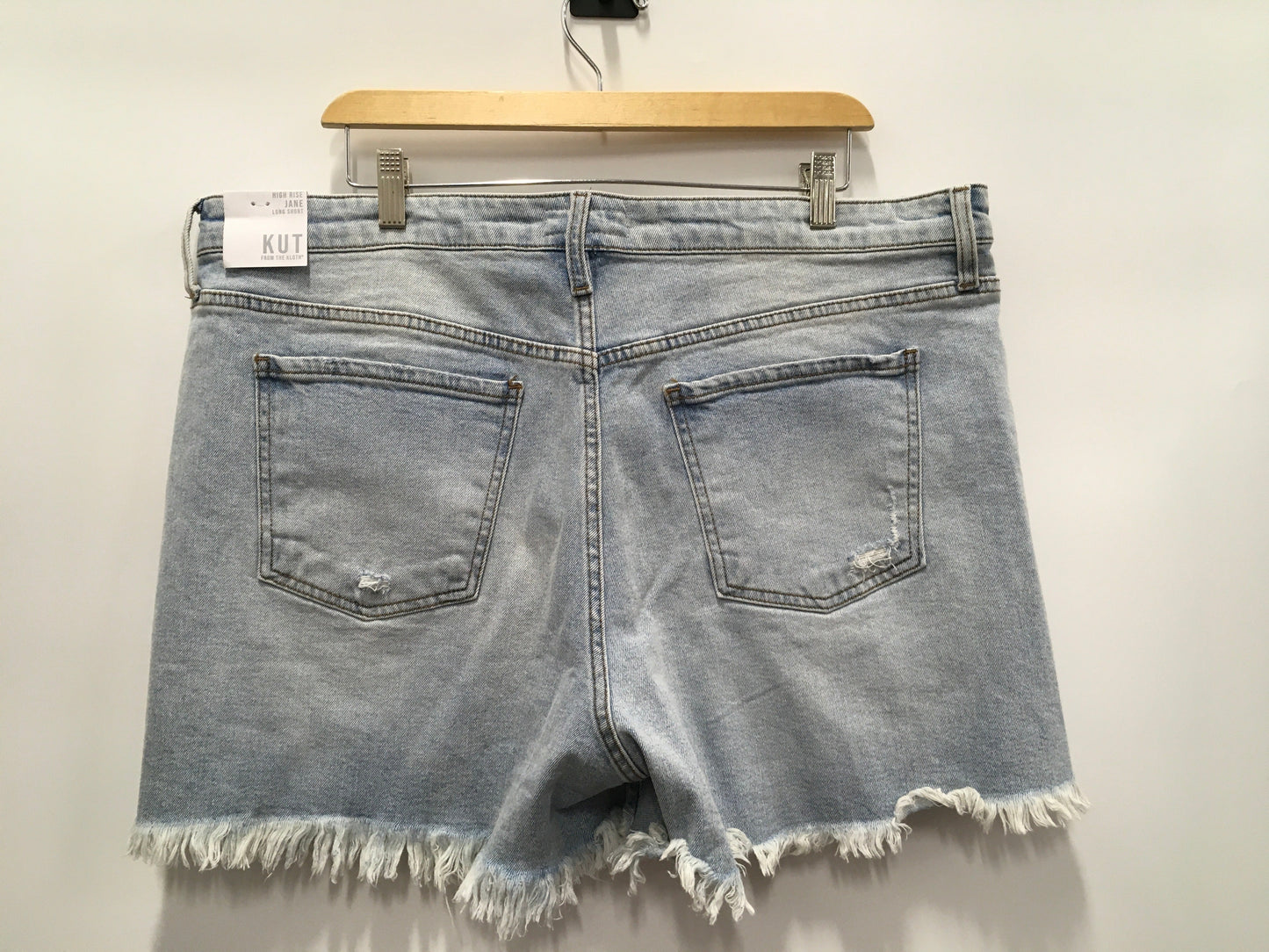 Blue Denim Shorts Kut, Size 18