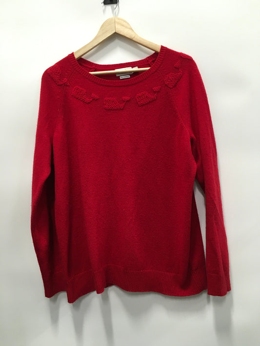 Sweater By Vineyard Vines In Red, Size: Xl