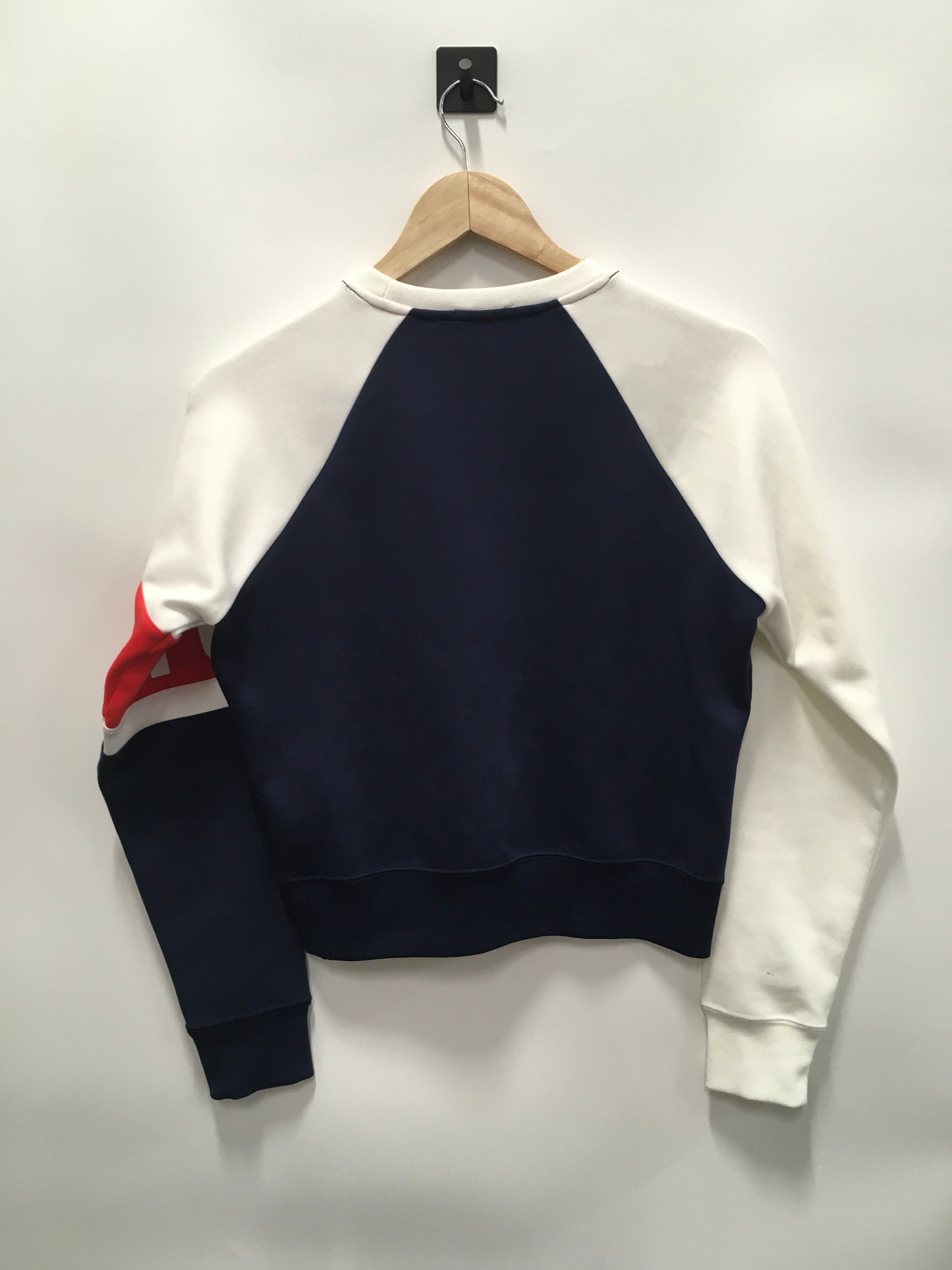 Sweatshirt Crewneck By Polo Ralph Lauren In Blue & Red & White, Size: Xs