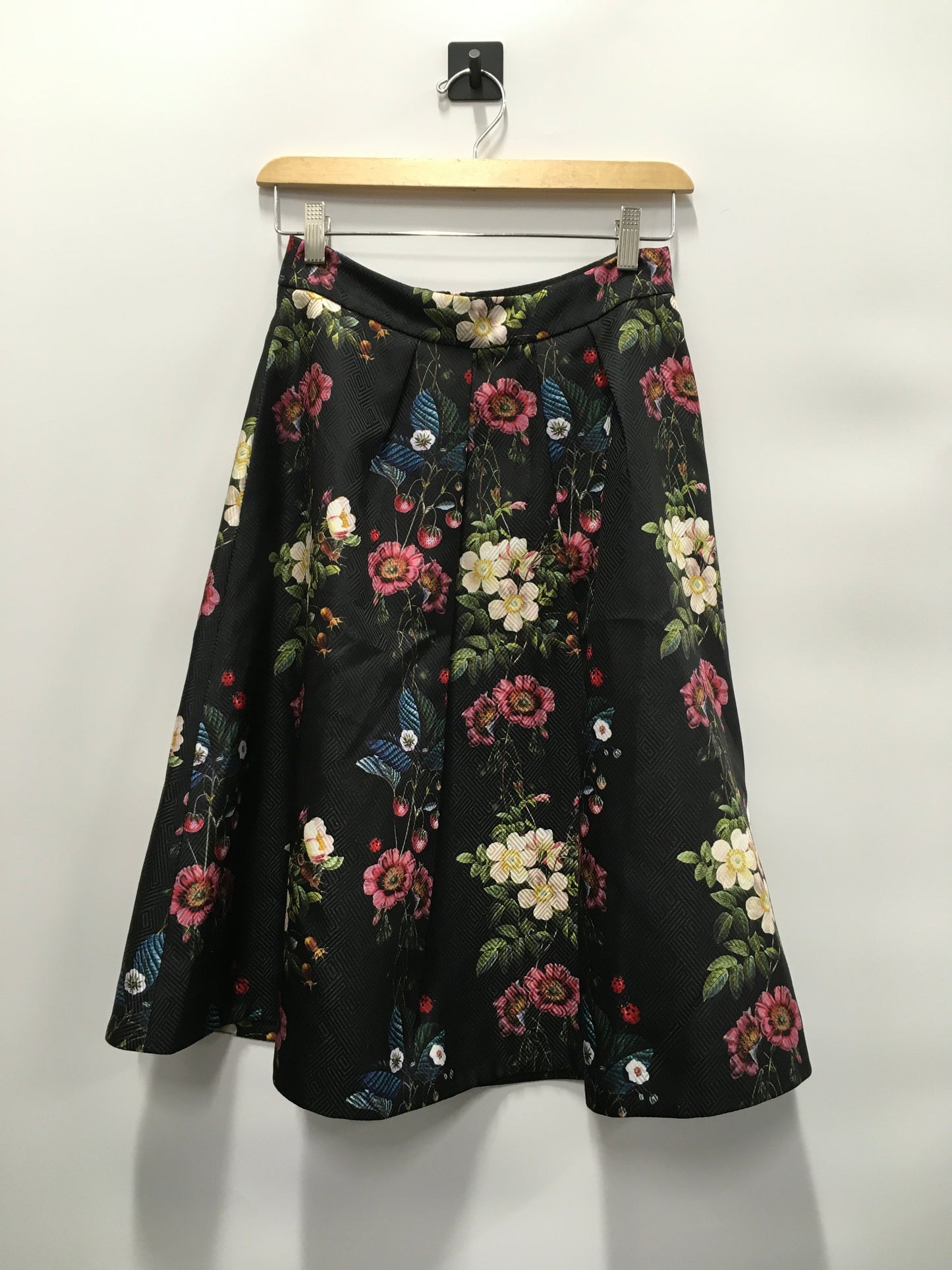 Skirt Midi By Ted Baker In Floral Print, Size: M