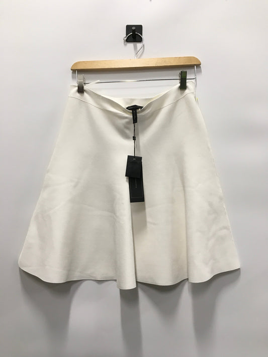 Skirt Mini & Short By Bcbgmaxazria In White, Size: L