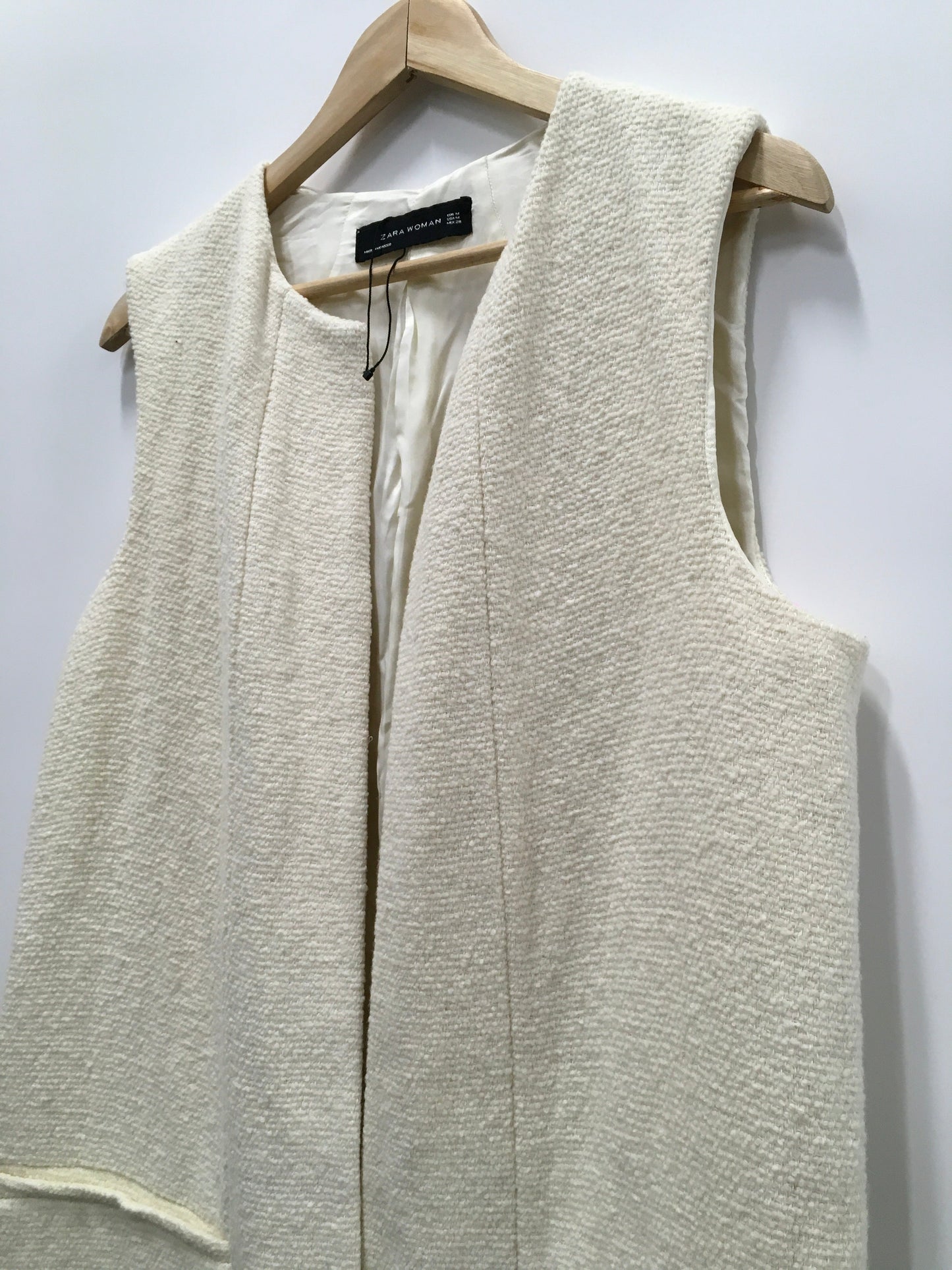 Vest Other By Zara In Cream, Size: M