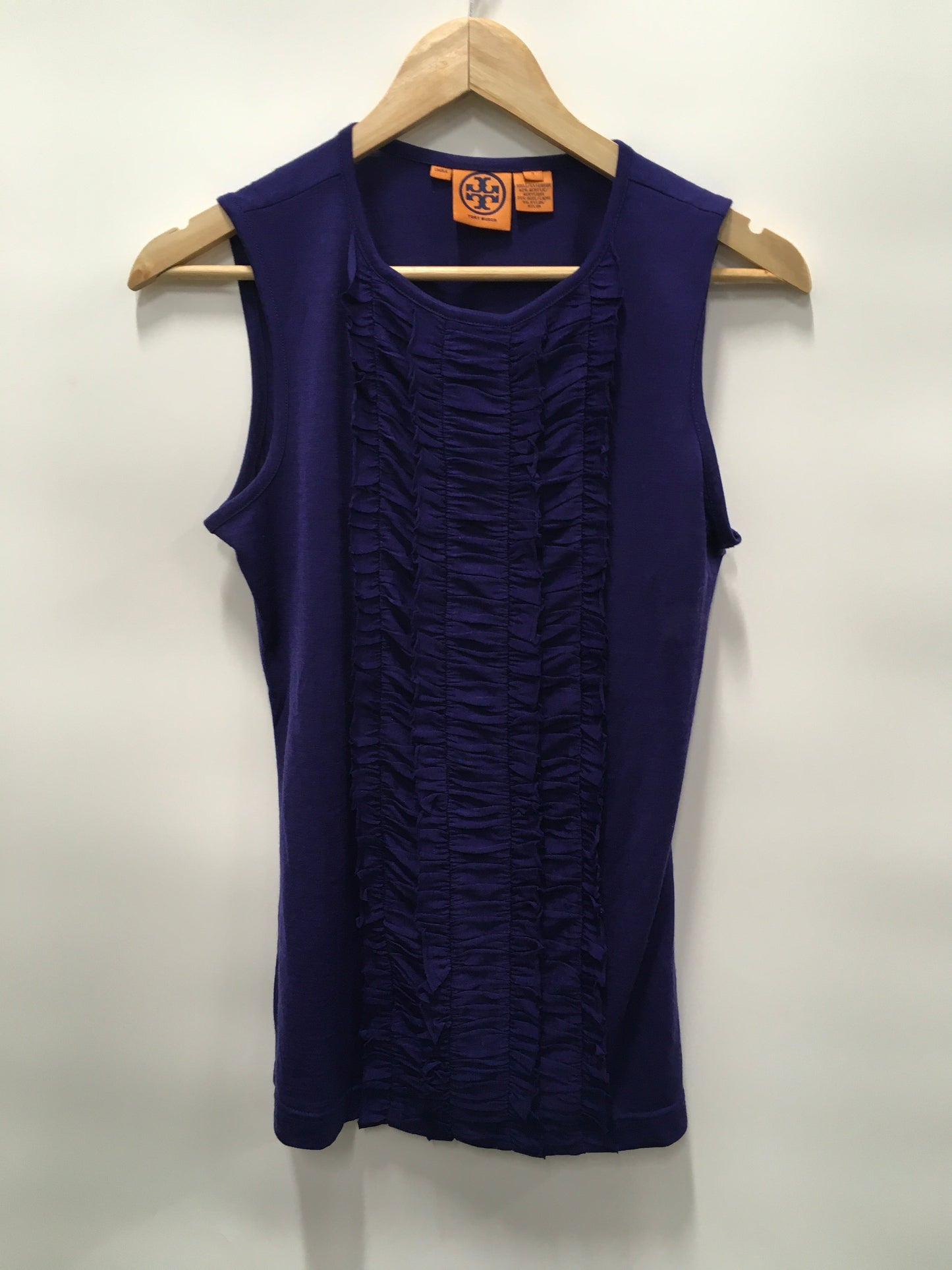 Purple Top Sleeveless Tory Burch, Size S