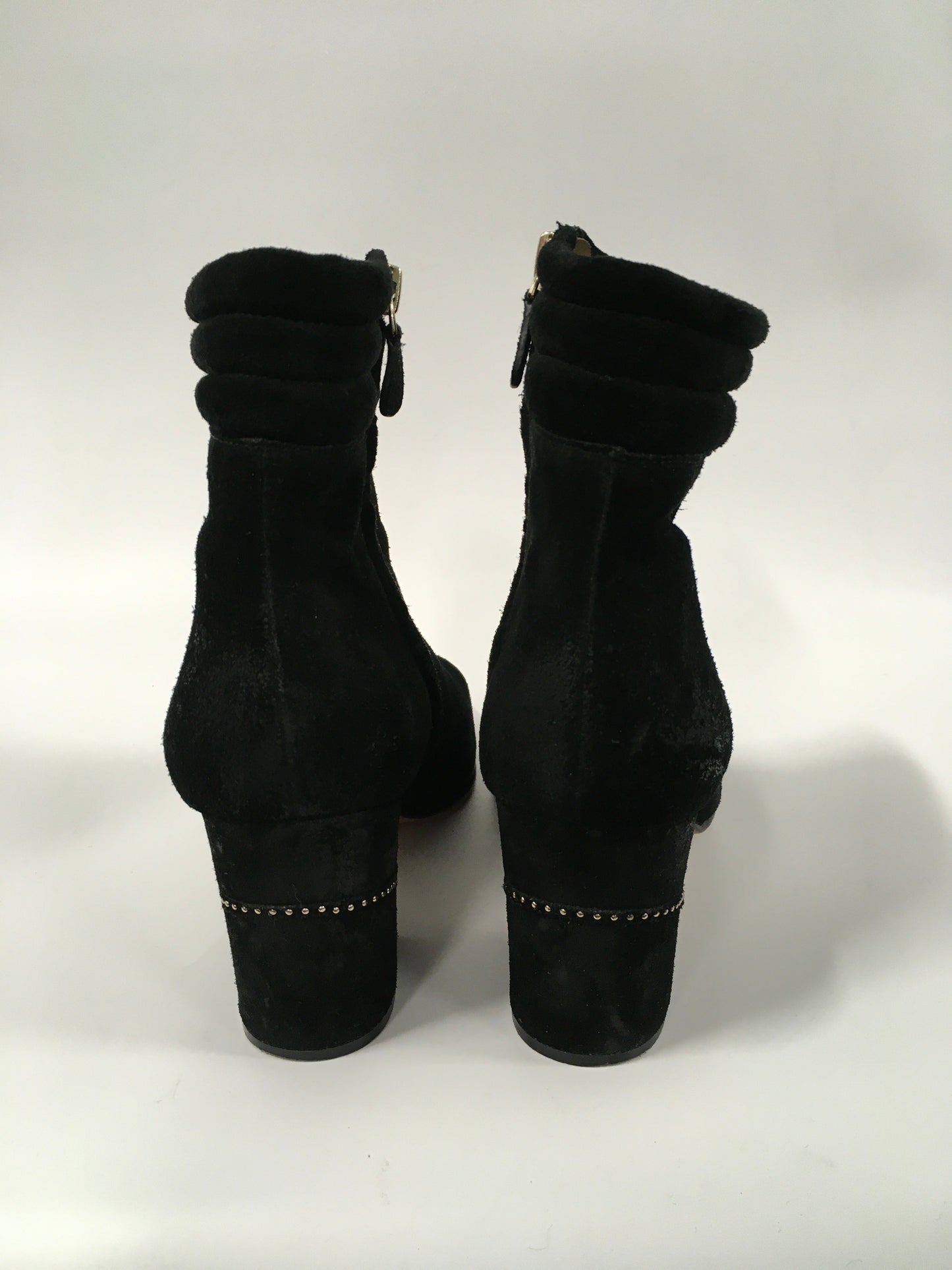 Black Boots Ankle Heels Rebecca Minkoff, Size 9