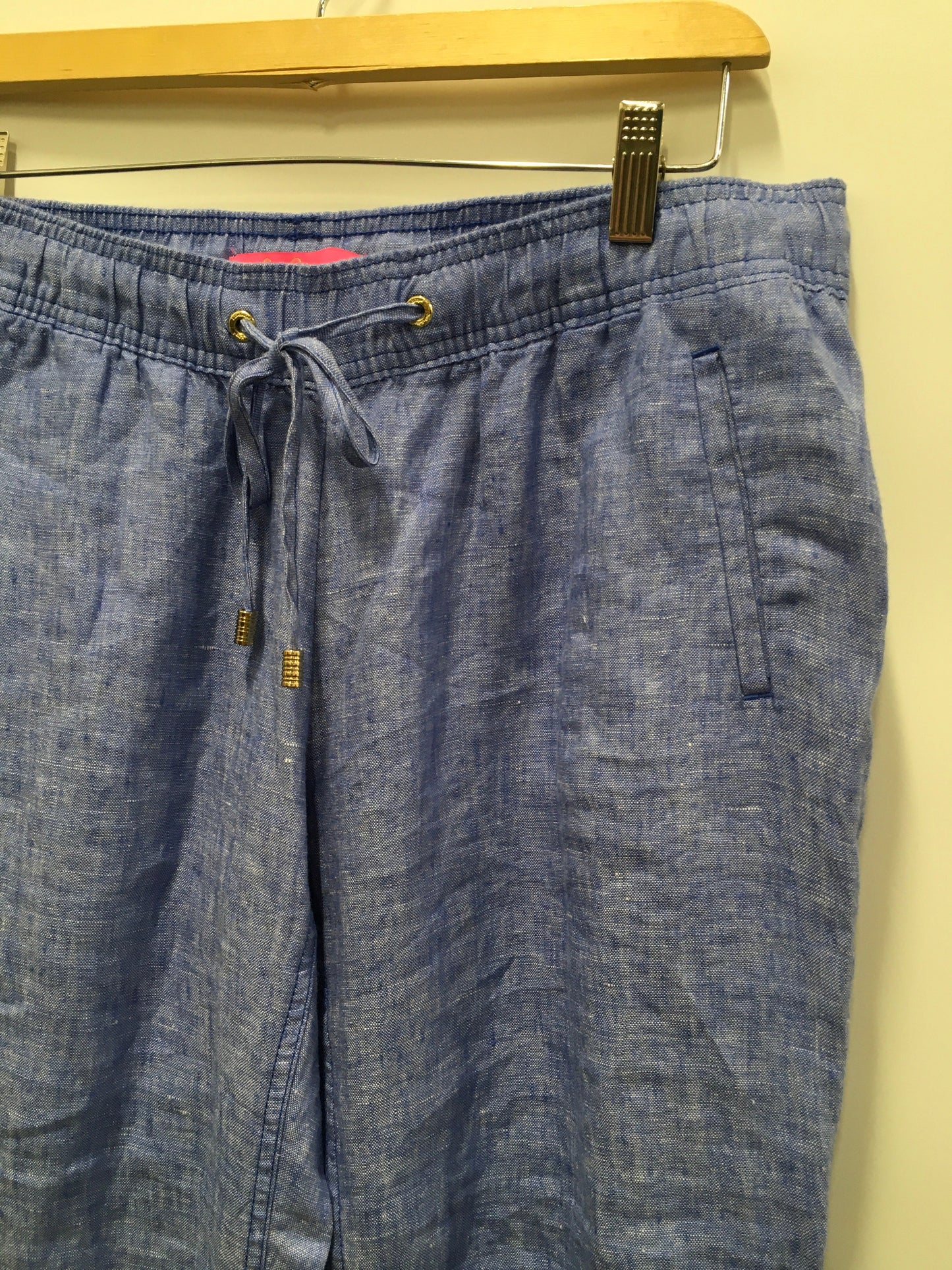 Blue Pants Linen Lilly Pulitzer, Size M