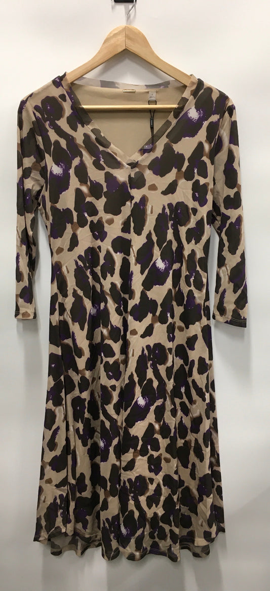 Animal Print Dress Casual Short Tahari By Arthur Levine, Size M