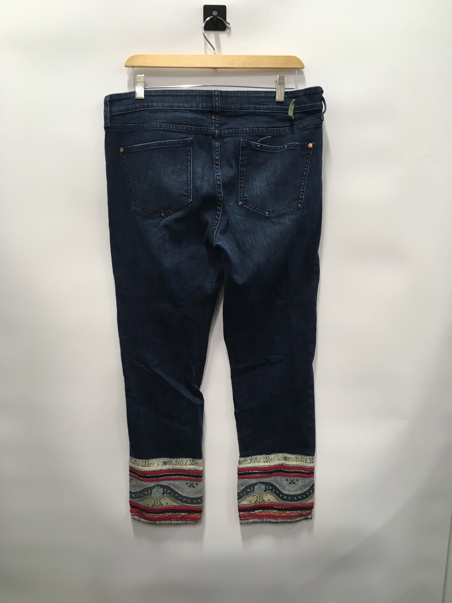 Blue Denim Jeans Cropped Pilcro, Size 8