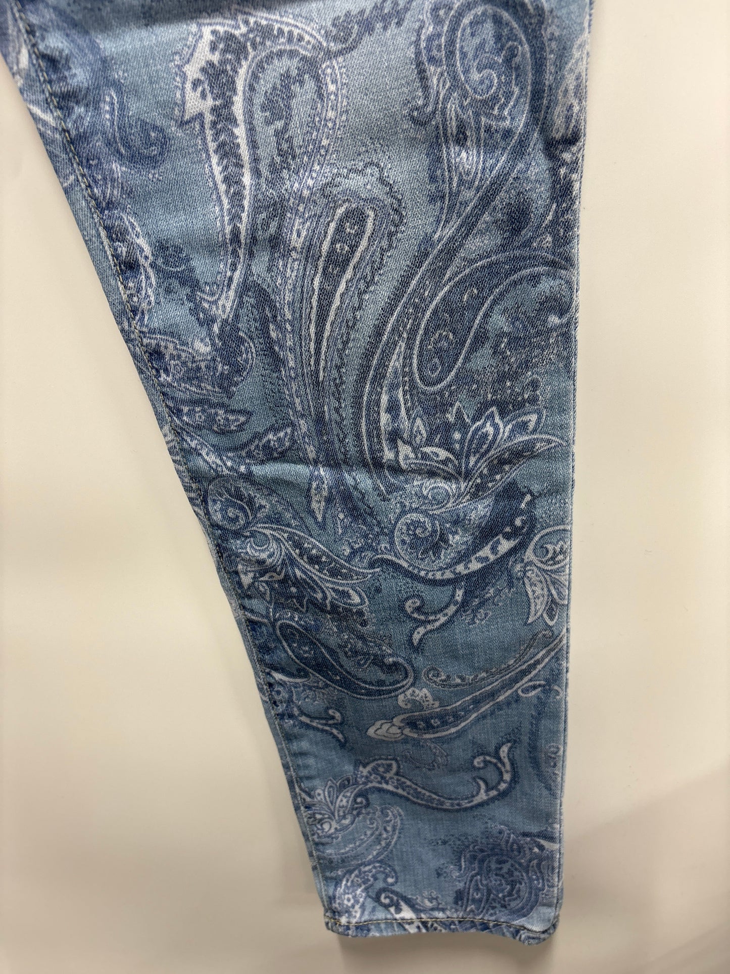 Jeans Skinny By Chicos In Blue Denim, Size: 8tall