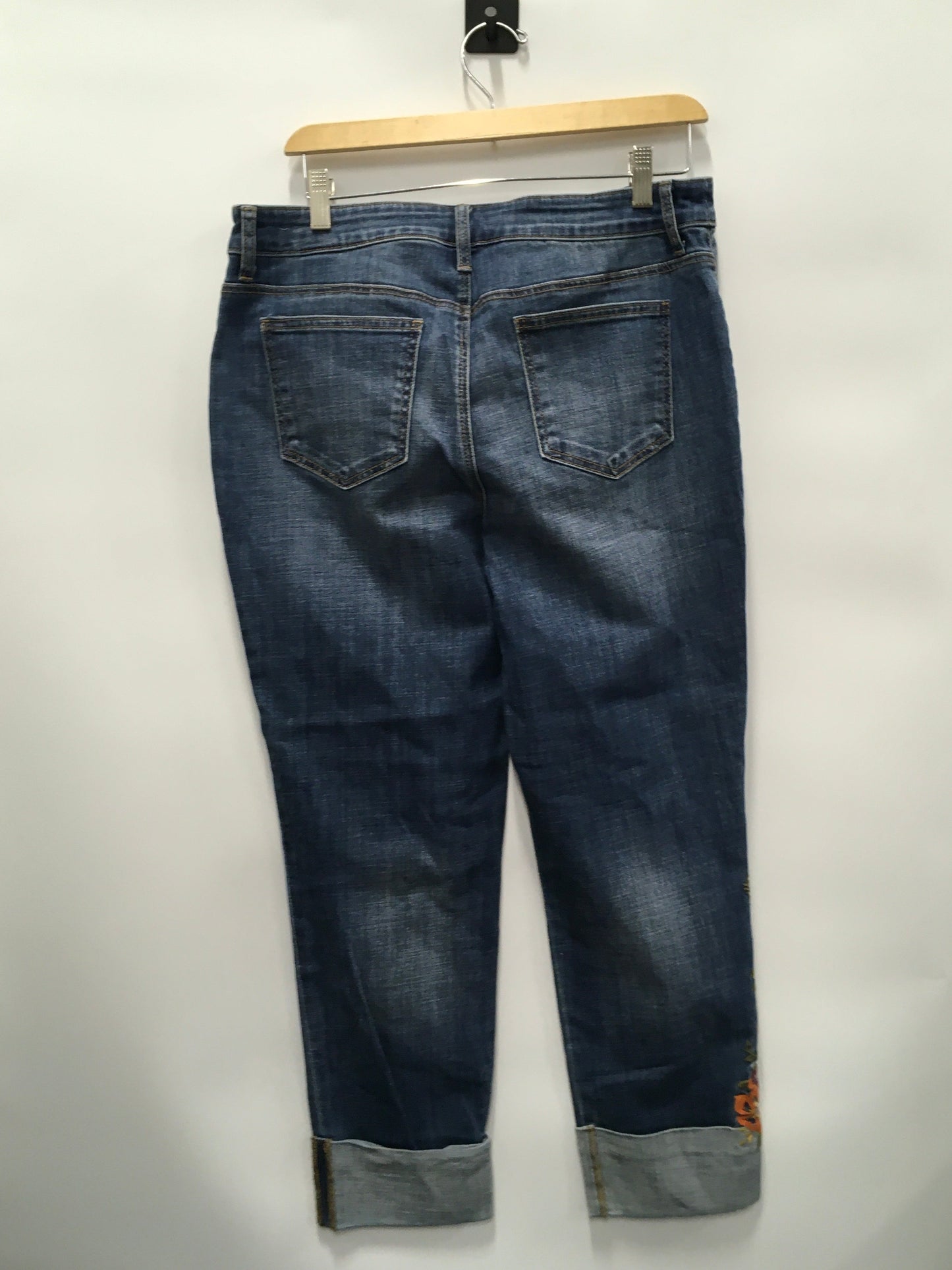 Blue Denim Jeans Skinny Chicos, Size 8l