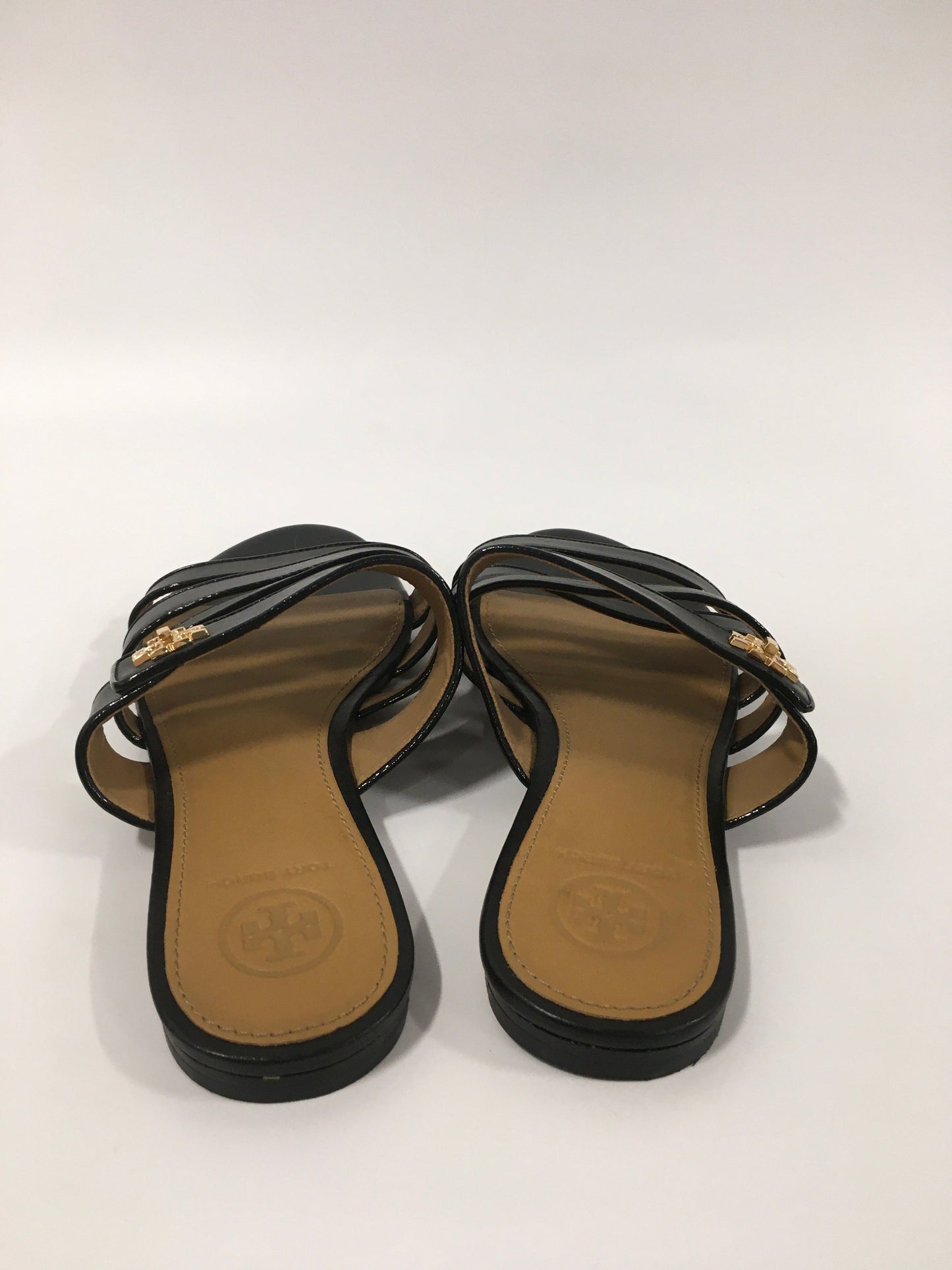 Sandals Flats By Tory Burch In Black, Size: 7.5