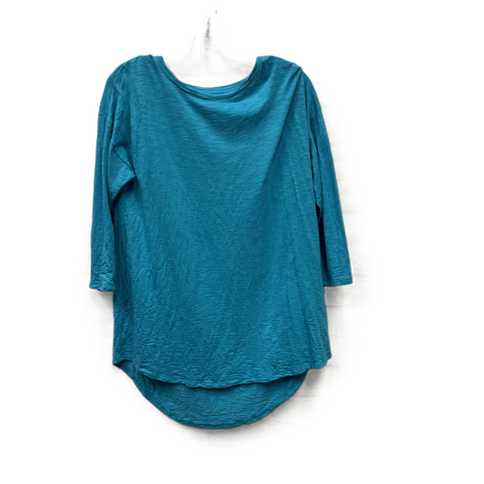 Top Long Sleeve By Chicos In Teal, Size: M