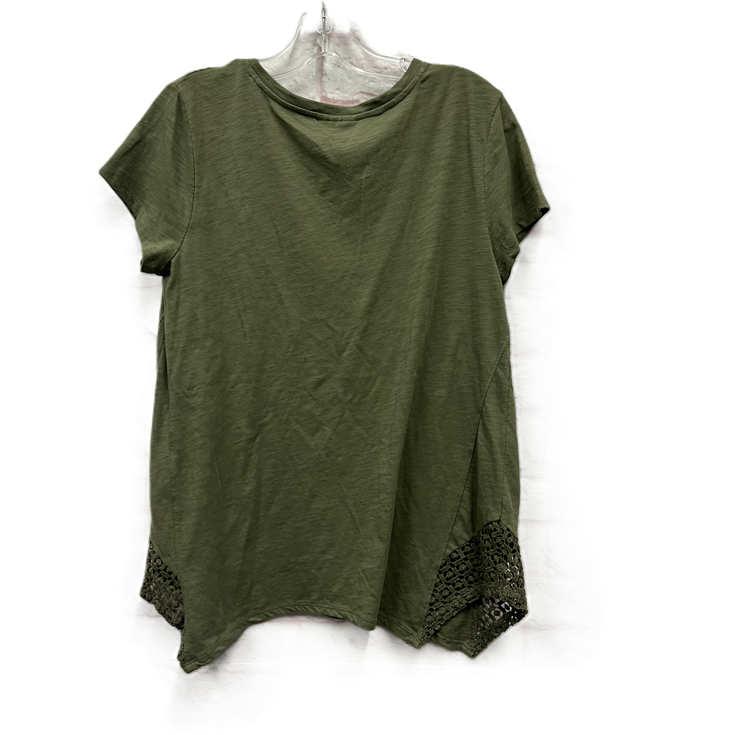 Top Short Sleeve By Style And Company In Green, Size: M