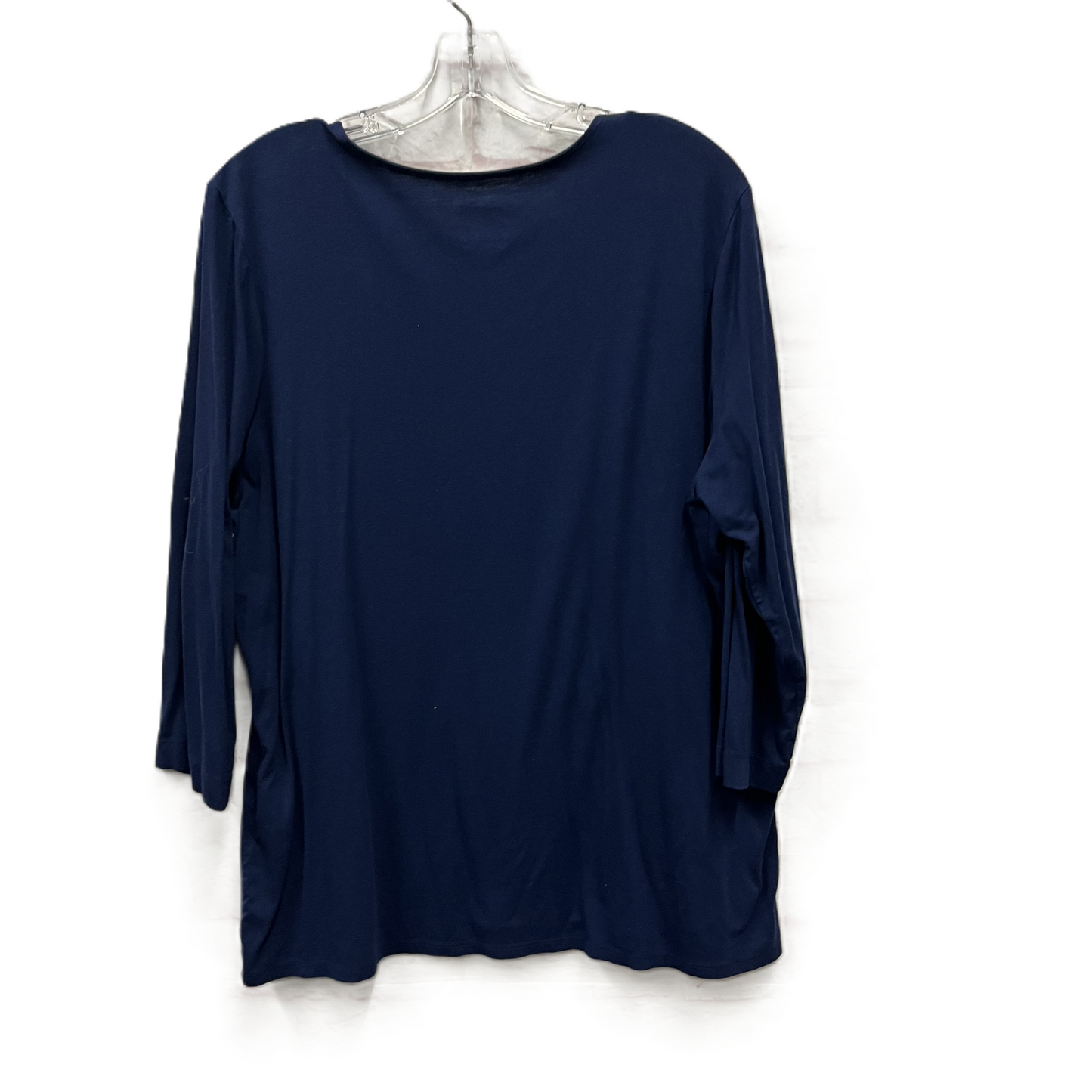 Top Long Sleeve By Chicos In Blue, Size: Xl