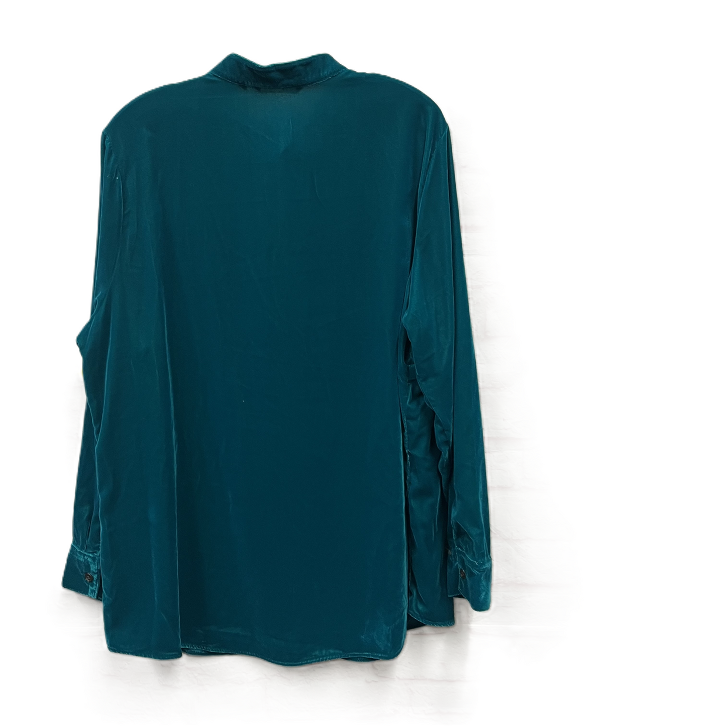 Top Long Sleeve By Soft Surroundings In Green, Size: 1x