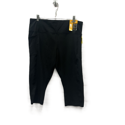 Athletic Capris By Avia In Black, Size: 2x