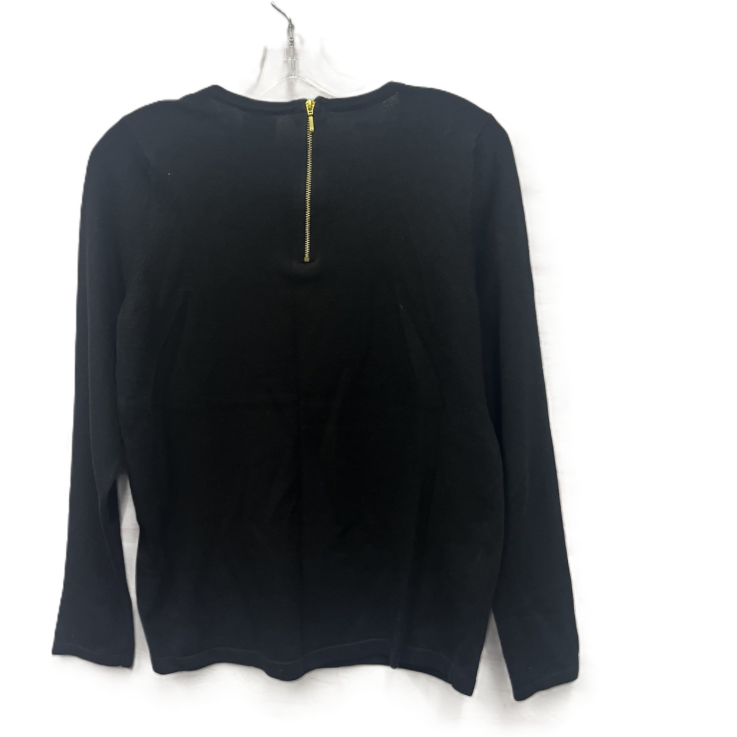 Top Long Sleeve By Chicos In Black, Size: M