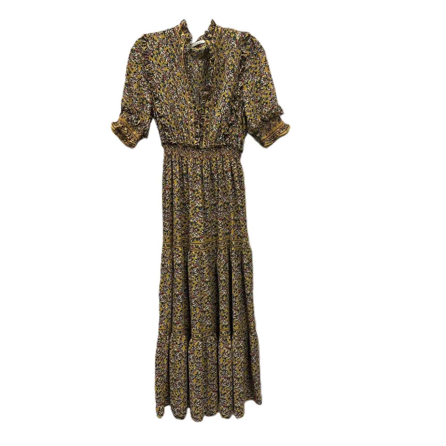 Dress Casual Maxi By Max Studio In Yellow, Size: L