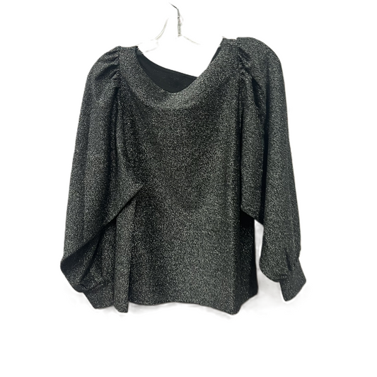 Top Long Sleeve By Loft In Grey, Size: M