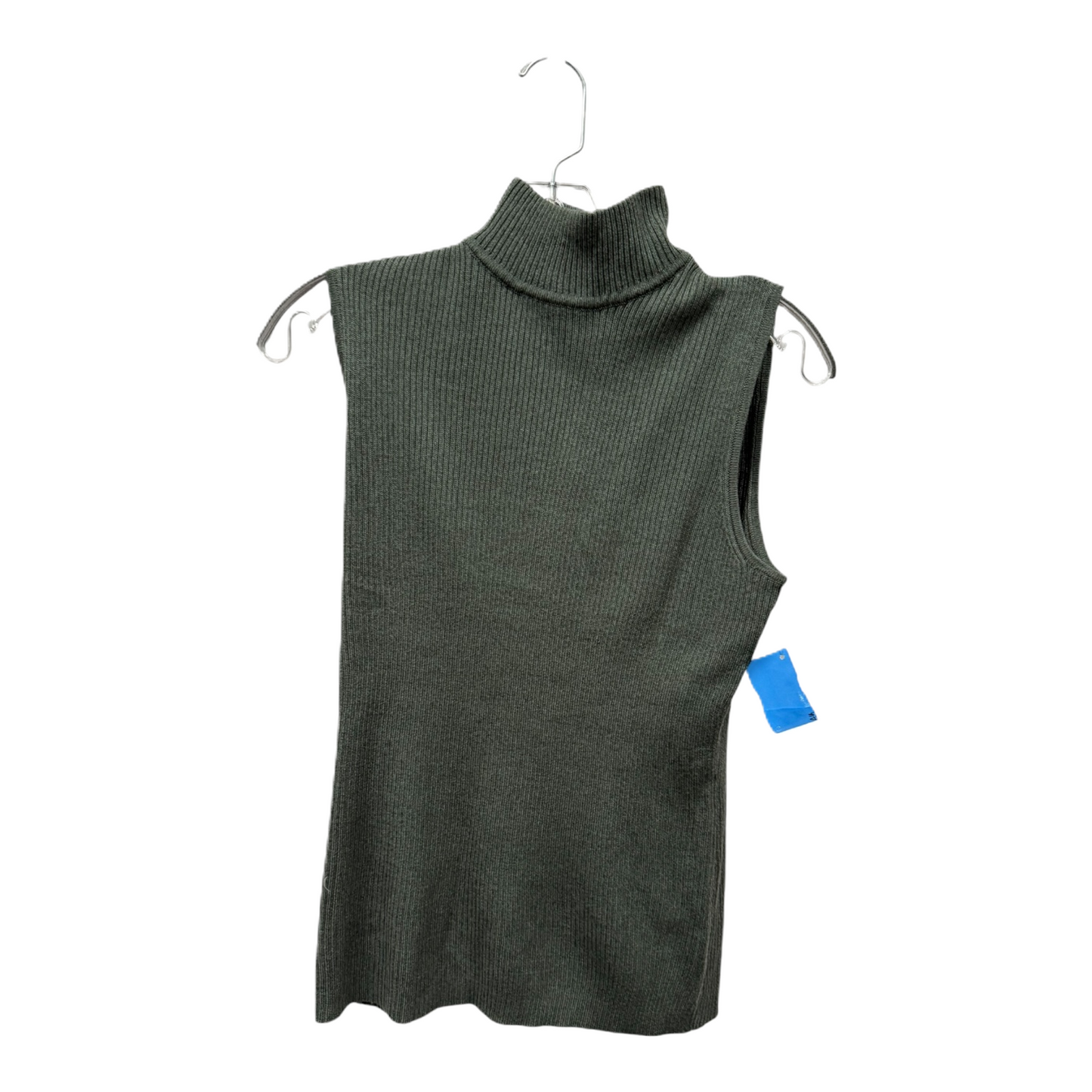 Top Sleeveless By Dana Buchman In Grey, Size: M