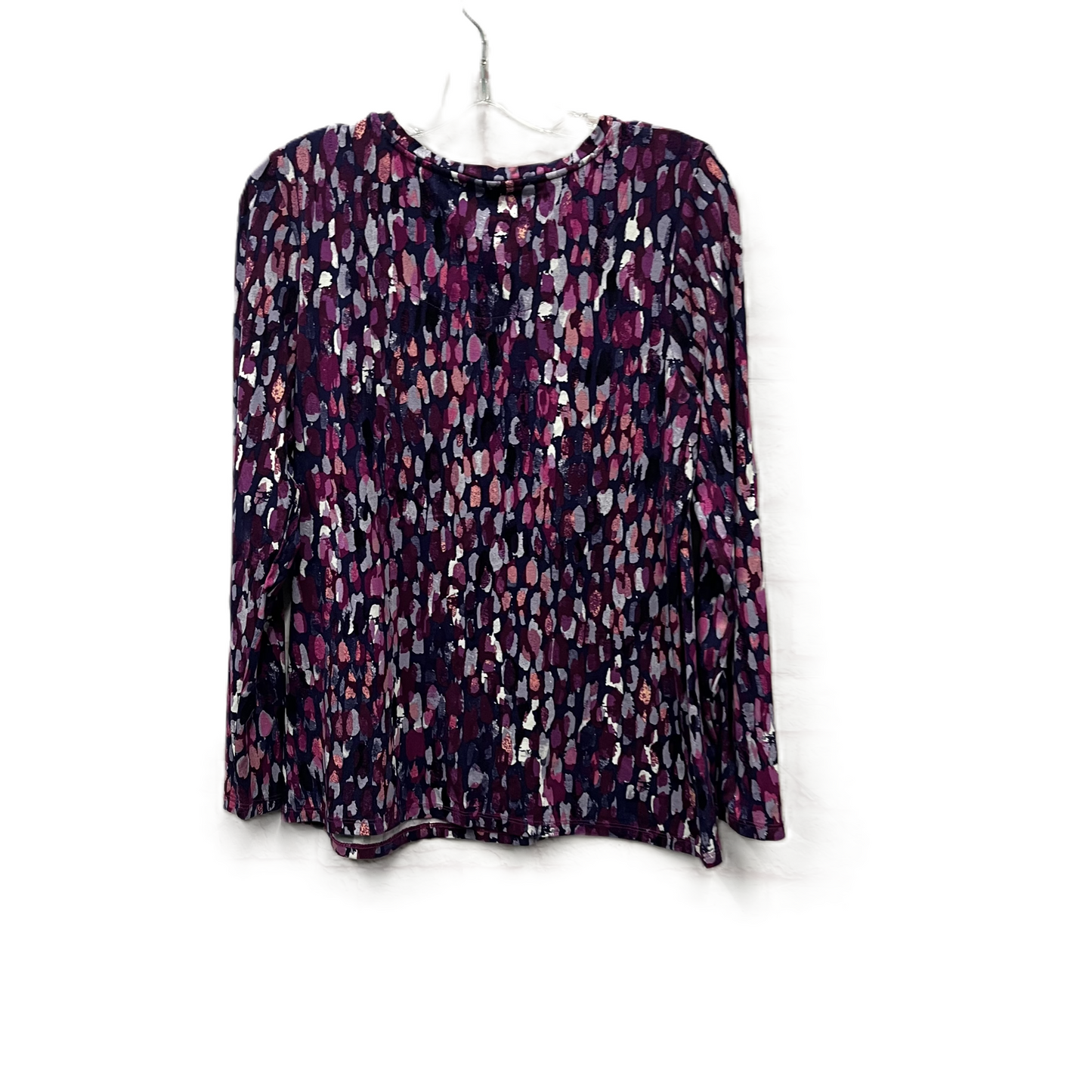 Top Long Sleeve By Chicos In Purple, Size: M