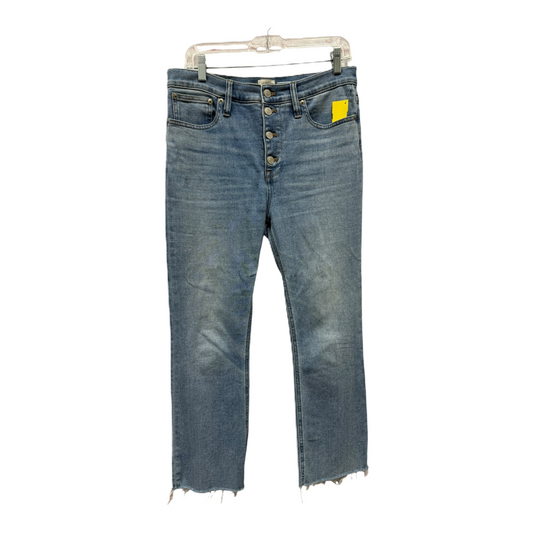 Jeans Straight By J. Crew In Blue Denim, Size: 8