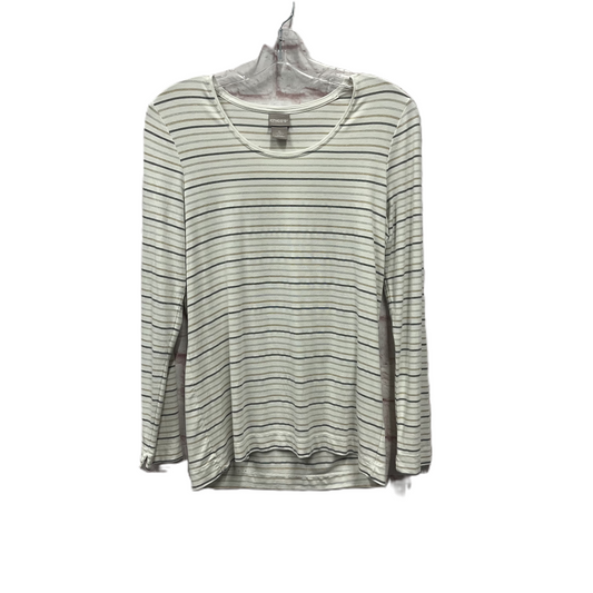 Top Long Sleeve By Chicos In Cream, Size: S