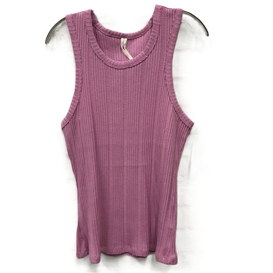 Purple Top Sleeveless By Anthropologie, Size: Xl