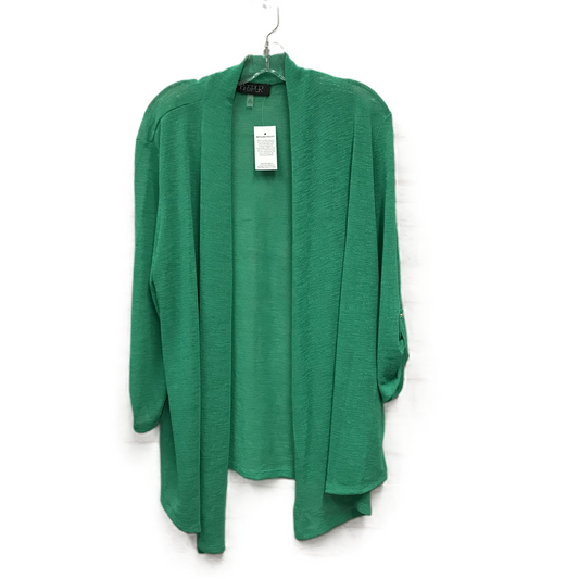 Green Cardigan By Kasper, Size: Xl