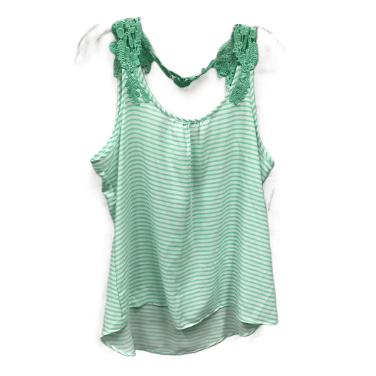 Green Top Sleeveless By Maurices, Size: L