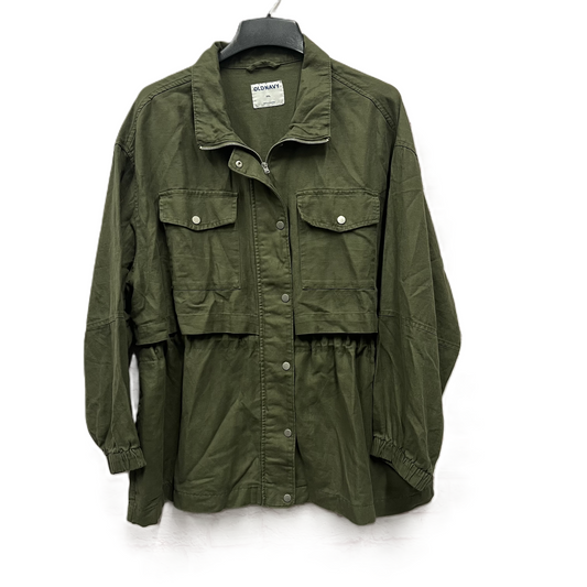 Jacket Utility By Old Navy In Green, Size: 1x