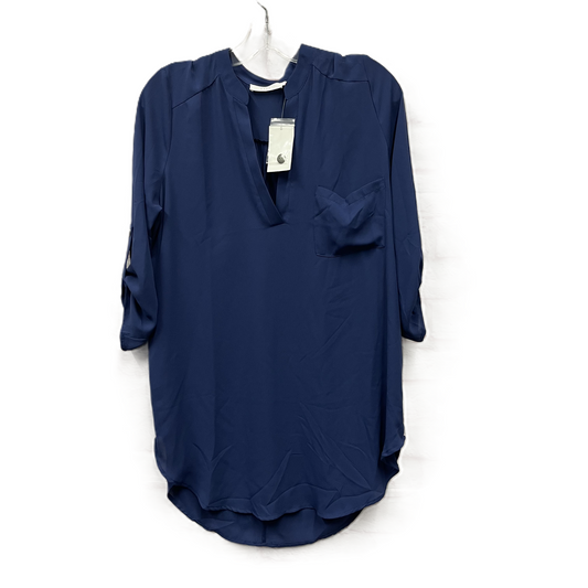 Top 3/4 Sleeve By Lush In Blue, Size: M