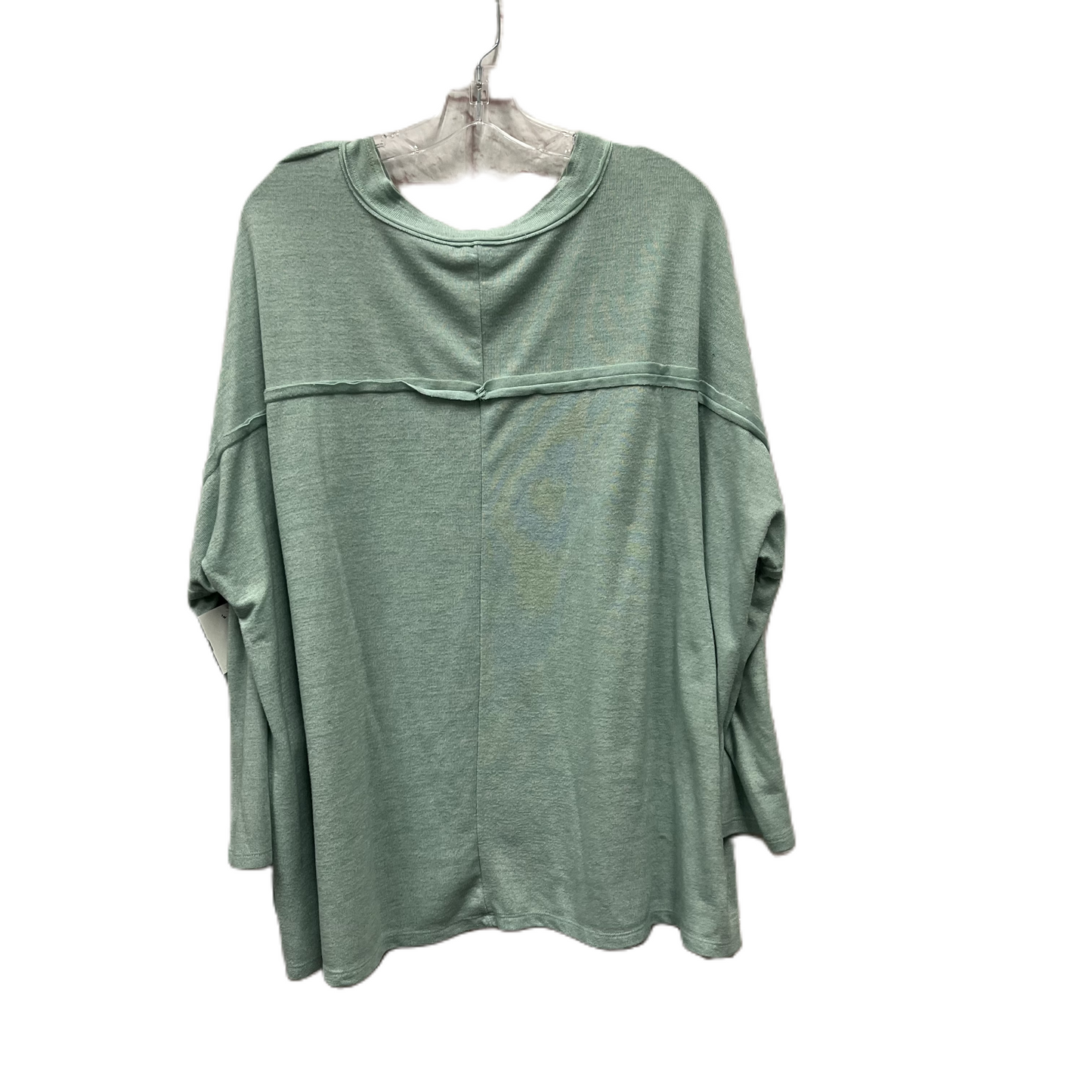 Top Long Sleeve By Easel In Green, Size: L