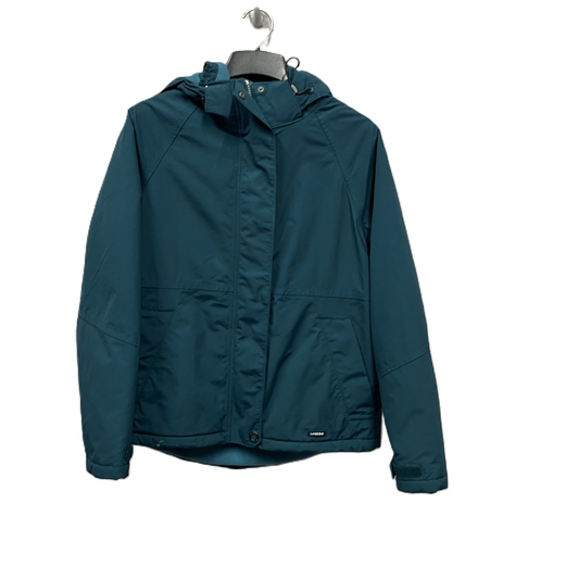 Coat Puffer & Quilted By Lands End In Green, Size: L