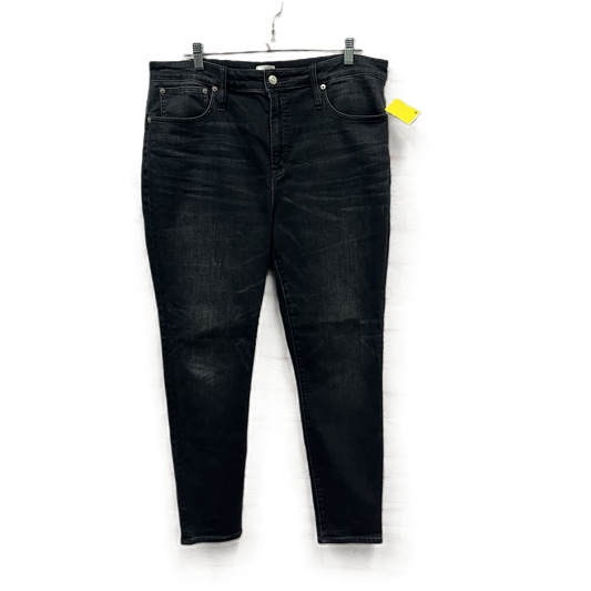 Jeans Straight By J. Crew In Black, Size: 16