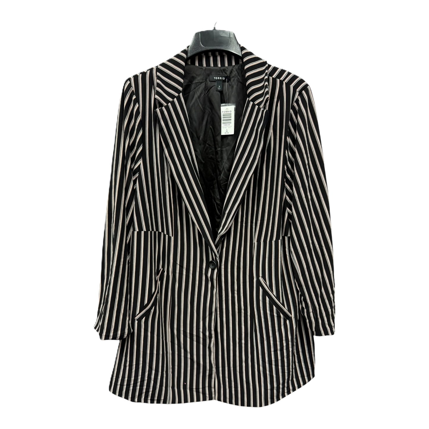 Blazer By Torrid In Black, Size: 3x