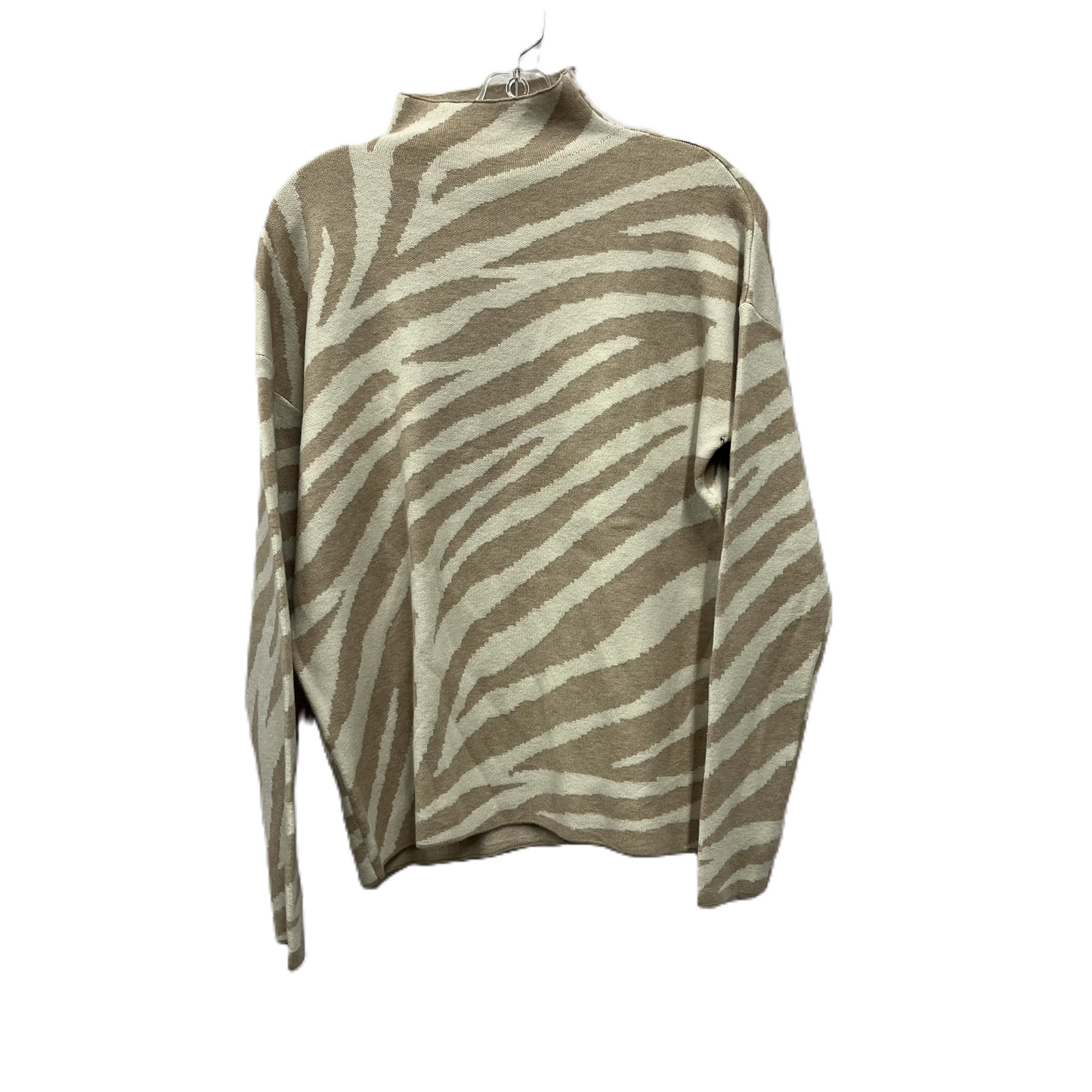 Sweater By Tahari By Arthur Levine In Animal Print, Size: M