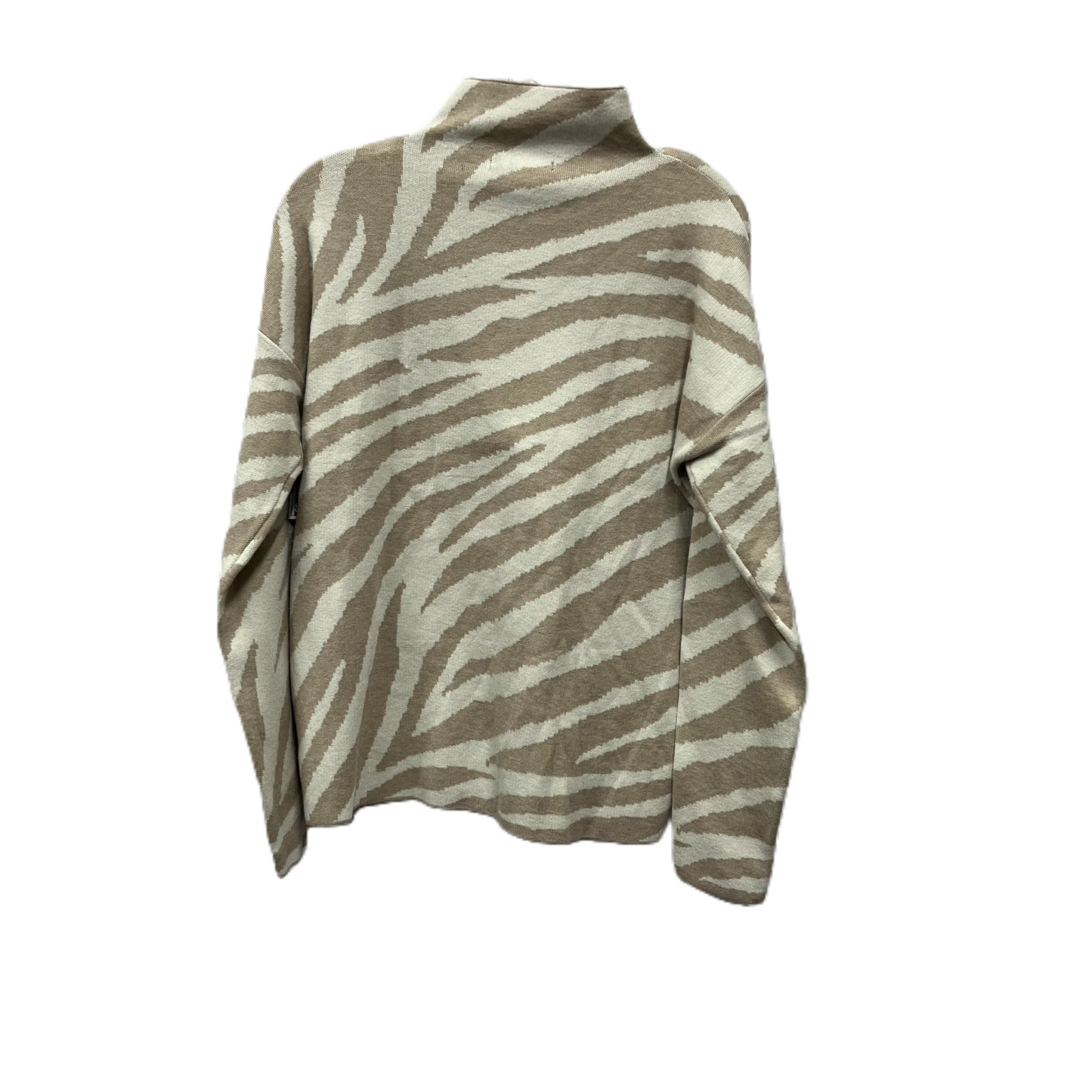 Sweater By Tahari By Arthur Levine In Animal Print, Size: M