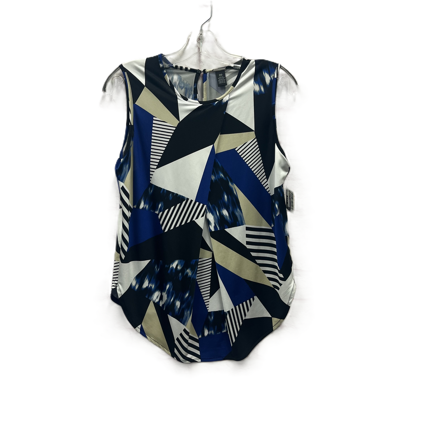 Top Sleeveless By Chicos In Blue, Size: Xs