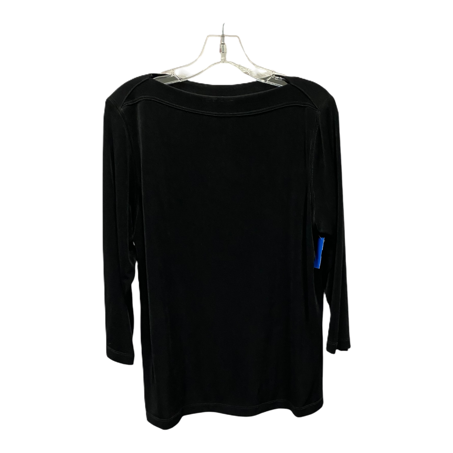 Top Long Sleeve By Coldwater Creek In Black, Size: 1x