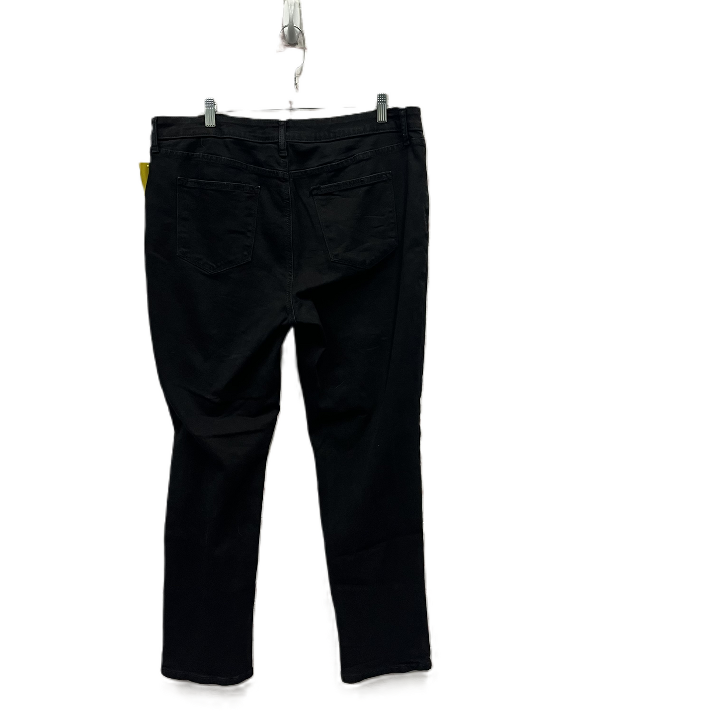 Jeans Straight By Sonoma In Black Denim, Size: 18