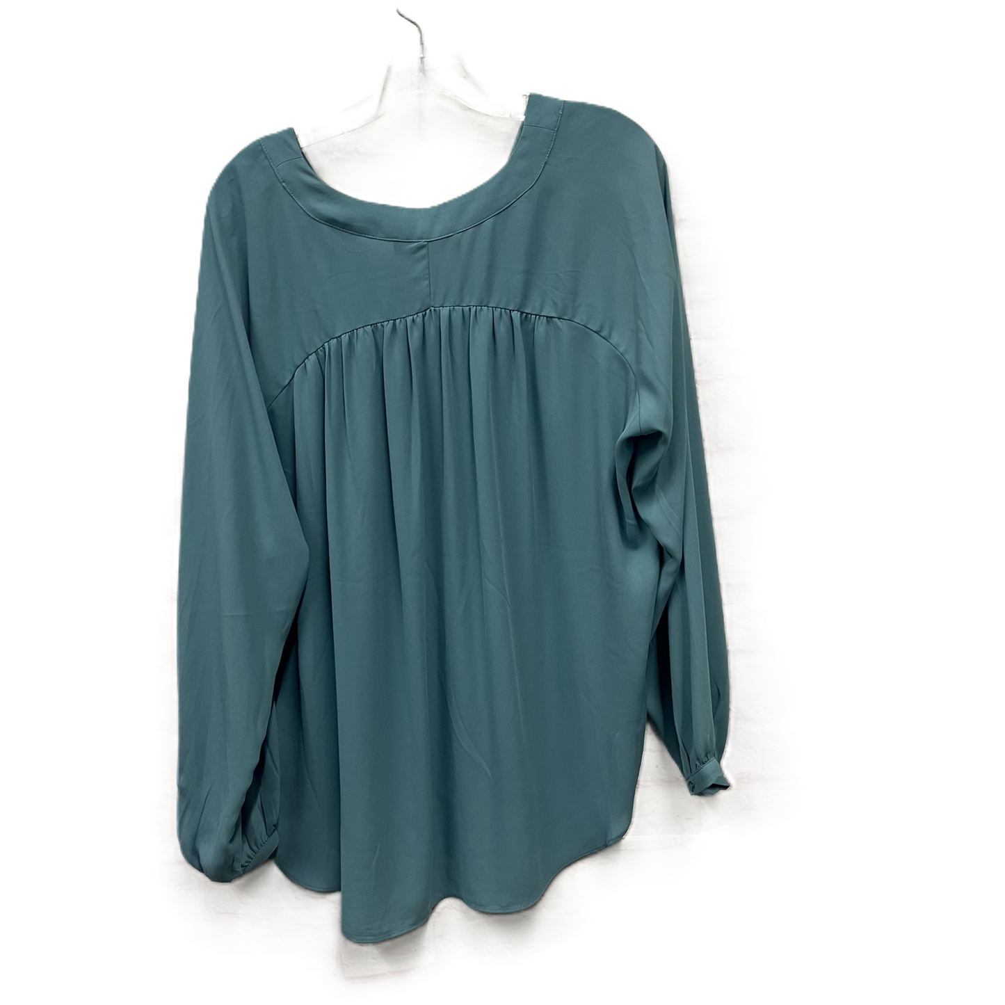 Top Long Sleeve By Catherine Malandrino In Blue, Size: Xl